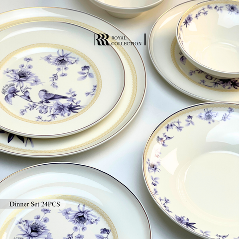 Royal Sewar Dinner Set | 24 Pieces | Royal Rose