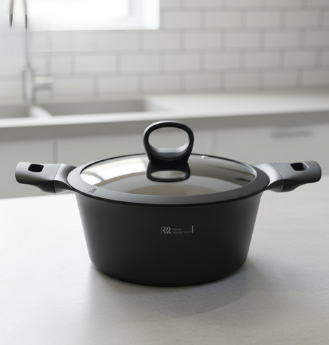 طقم جرانيت | موديل نوردك | 9 قطع | لون اسود