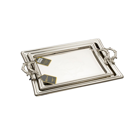 Stainless Steel Serving Tray Set