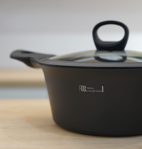 طقم جرانيت | موديل نوردك | 9 قطع | لون اسود