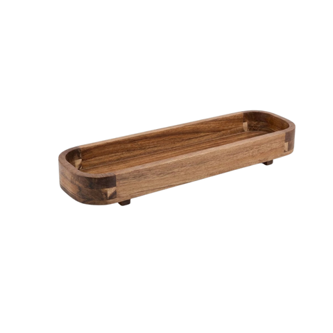 Acacia Wood Rectangular Serving Tray (Small)