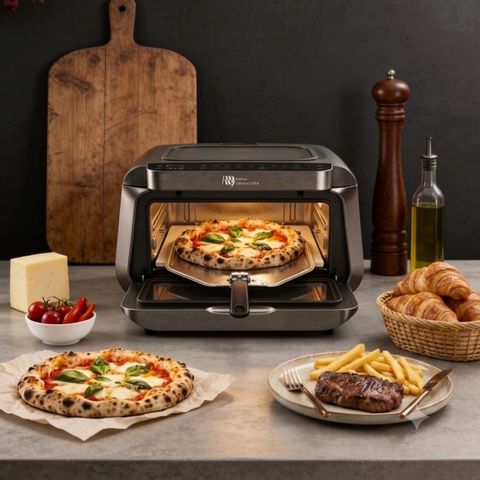 Royal Pizza Oven & Air Fryer | 2100W | 18 cooking programs | 12L