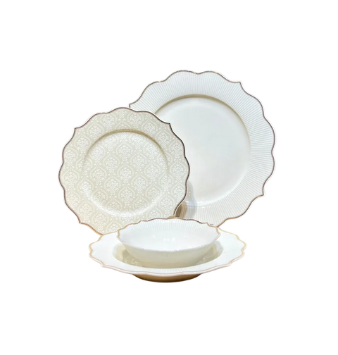 Royal Victoria Dinner Set | 24 Pieces | Velvet