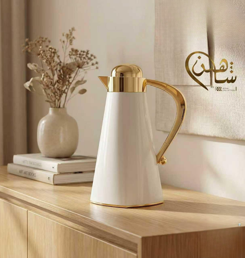 Royal Dallah | Shaheen model | White and gold