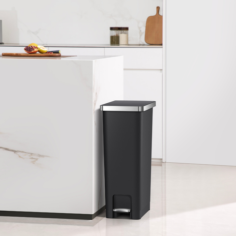EKO Rectangular Step Trash Bin – 45L