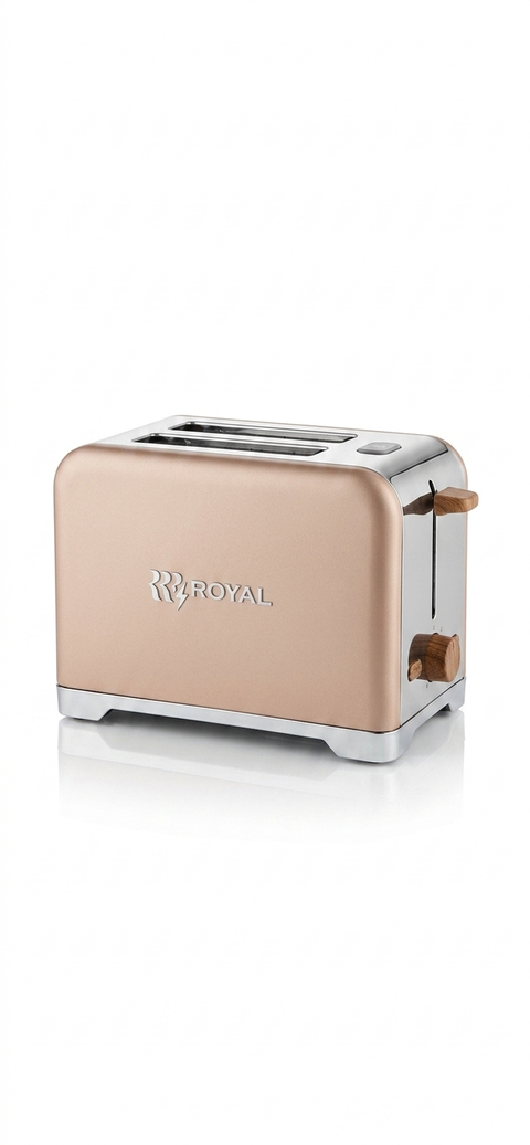 Royal Toaster | Gold and Wood