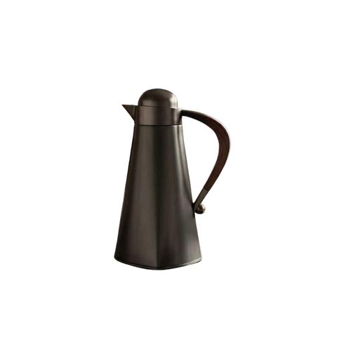Royal Dallah | Shaheen model | Dark Silver with wood