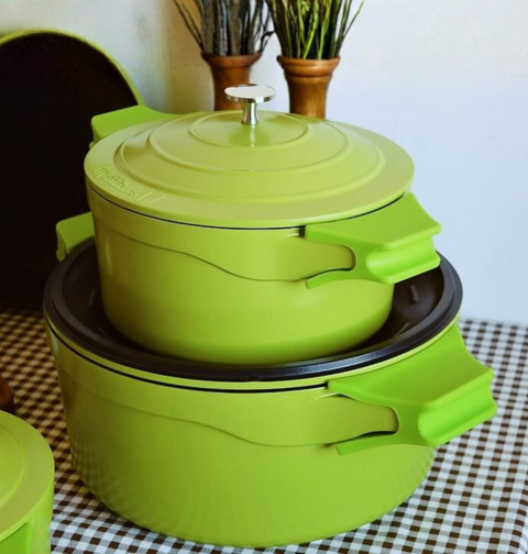 Royal Cast Aluminum Casserole | 24cm | Green