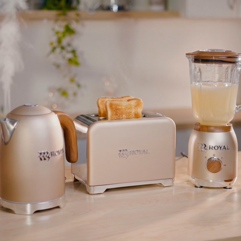 Royal Blender | Gold and wood