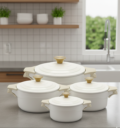 Royal Cast Aluminum Casserole | 20cm | Beige