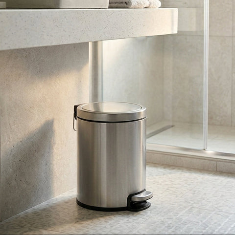 EKO Stainless Steel Step Trash Bin – 30L
