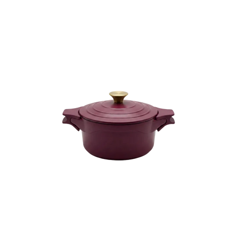 Royal Cast Aluminum Casserole | 20cm | Burgundy