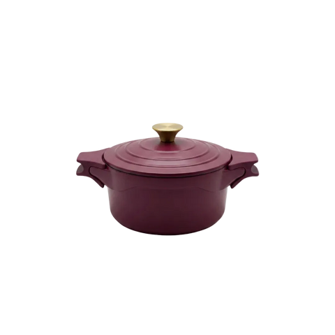 Royal Cast Aluminum Casserole | 24cm | Burgundy