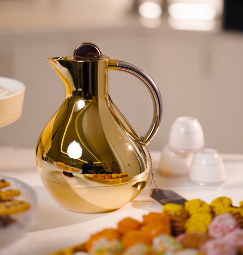 Royal Dallah | Lo’Lo' model | Gold with Silver handle