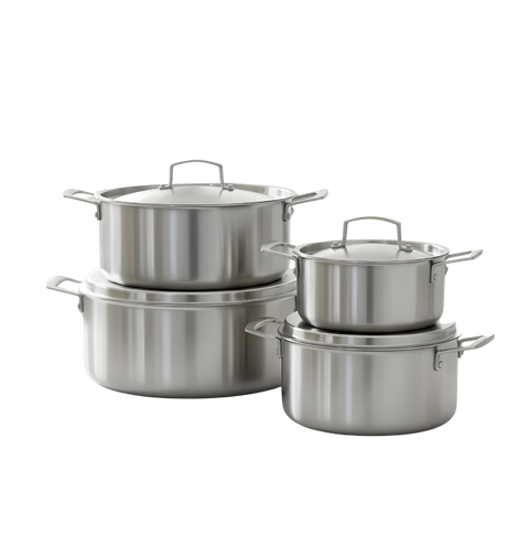 Royal Cookware Set | Stainless Steel | 8 Pieces